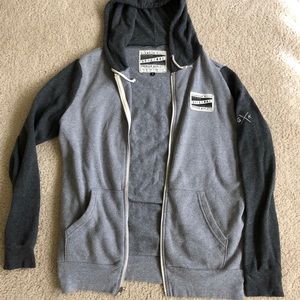 Unique full zip hoodie